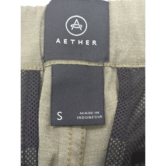 Aether Performance Pants Olive Green Drawstring Pockets Womens Size S - Picture 3 of 7